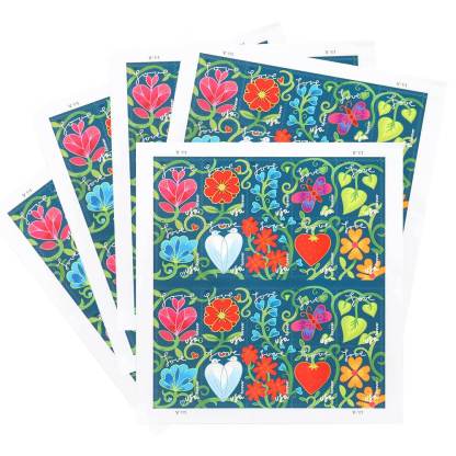2011 US First-Class Forever Stamps – Garden of Love