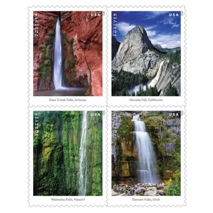 2023 Waterfalls US Forever First Class Postage Stamps