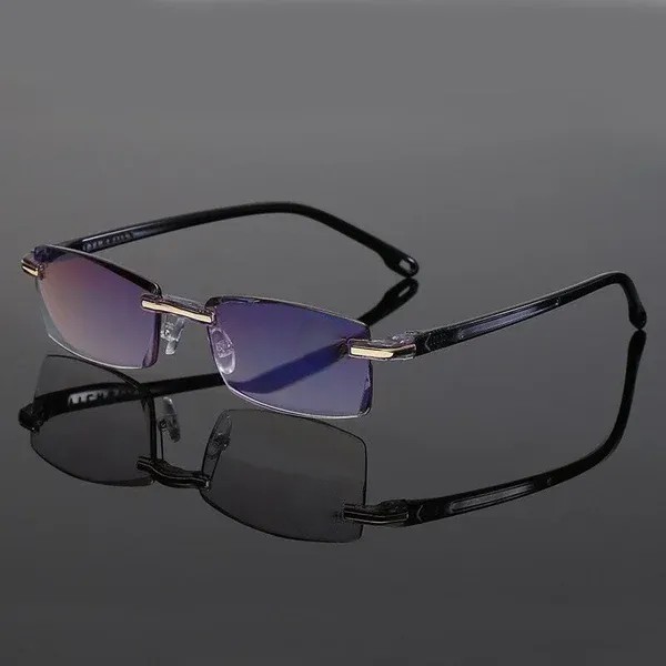 🔥LAST DAY 75% OFF🔥Ussyltd Sapphire High Hardness Anti-blue Progressive Far And Near Dual-Use Glasses