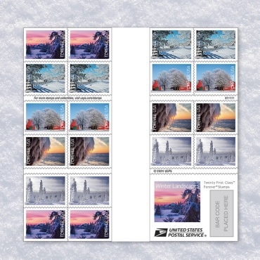 2025 Winter Landscapes Stamps