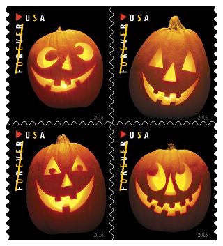 2016 First Class Forever Stamps - Pumpkin Lights