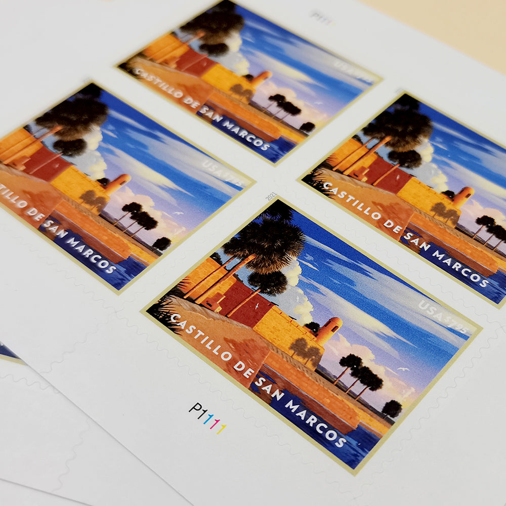 2021 US Castillo De San Marcos Stamps