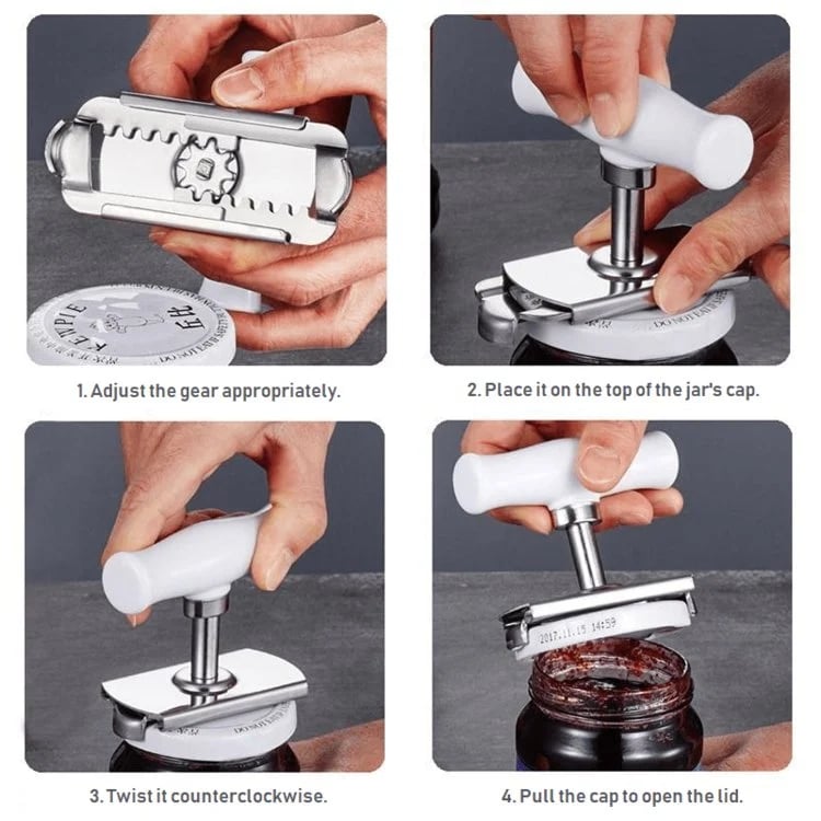 (🔥HOT SALE NOW-49% OFF🔥)  Effortless arthritis Jar Opener (BUY 2 GET 1 FREE NOW)