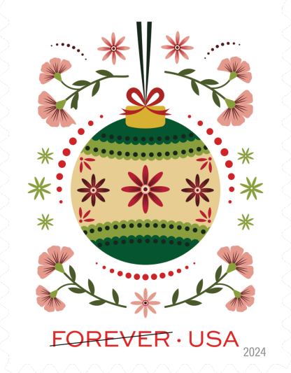 Holiday Joy Forever Stamps 2024
