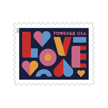 2021 Love Forever Stamps