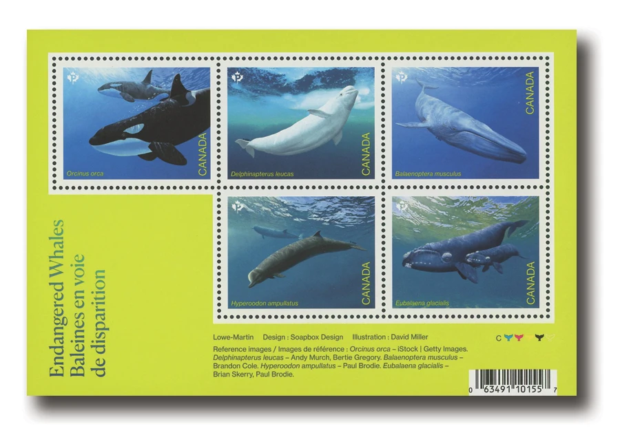 2022 Endangered Whales Stamps