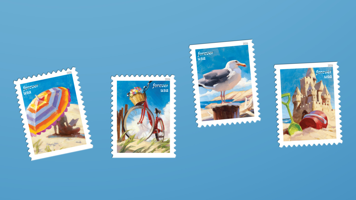 2026 A Day at the Beach Stamps