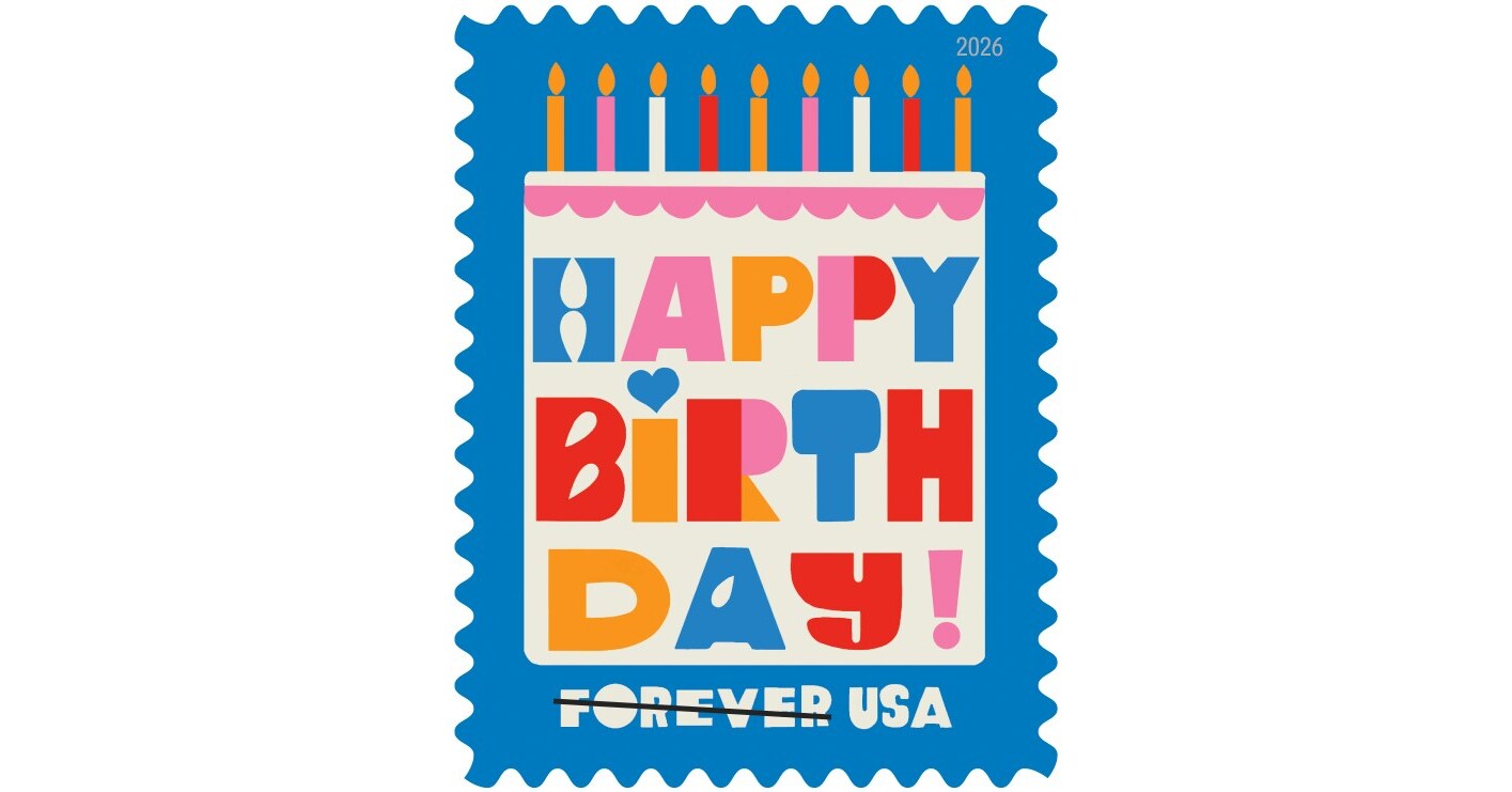 2026 Happy Birthday Stamps