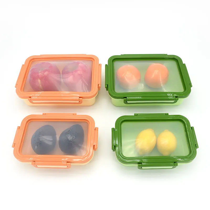 💥HOT SALE 50% OFF💥Multifunctional Square Silicone Food Storage Lid Kit