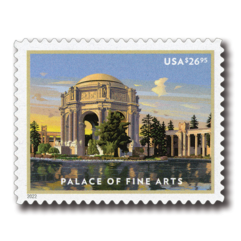 Palace of Fine Arts 1sheets of Four Stamps
