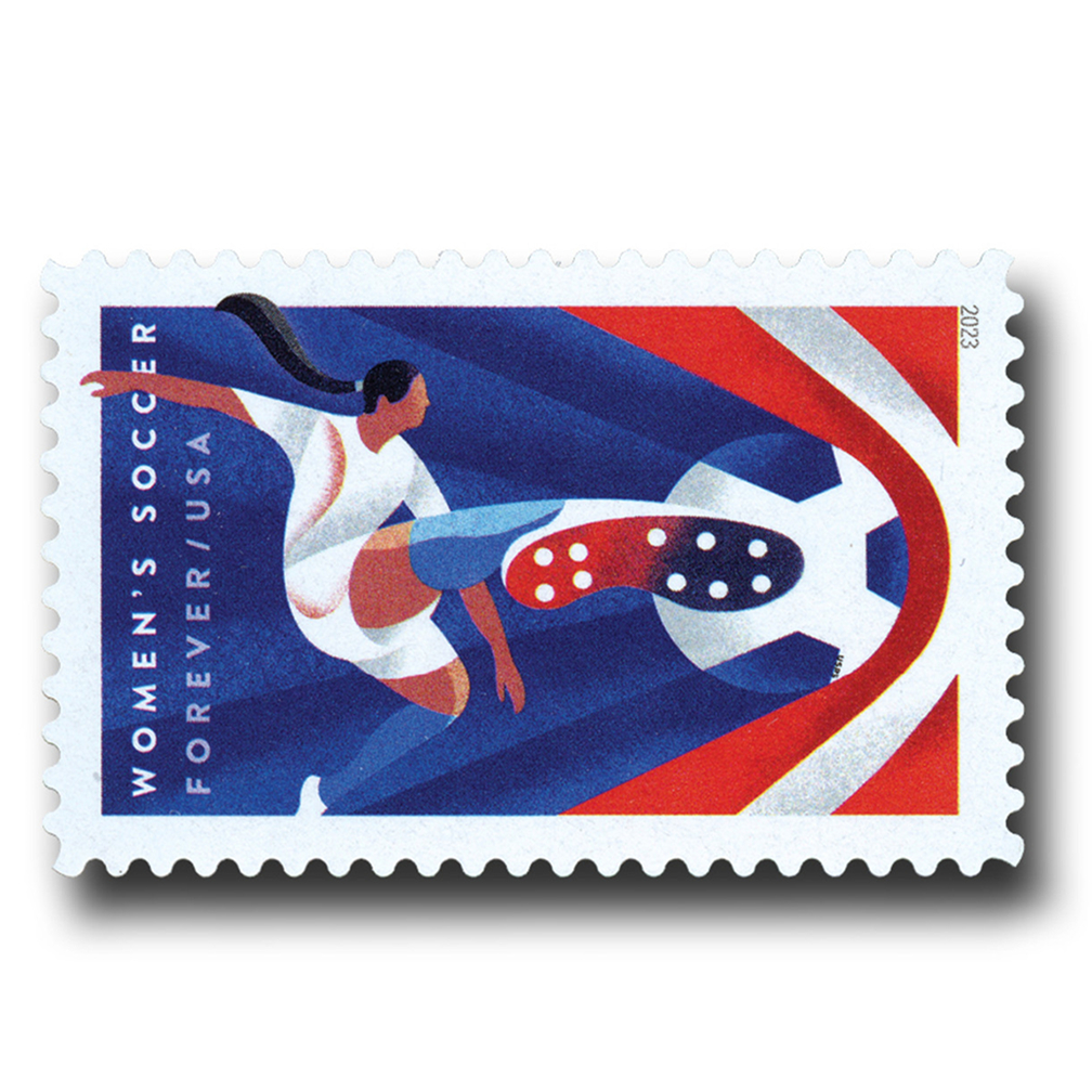 2023 US Womens Soccer Forever Stamps