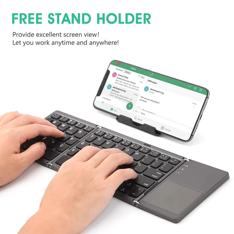 🔥49% off Black Friday discount🔥Foldable Bluetooth Keyboard with Touchpad(Free shipping)