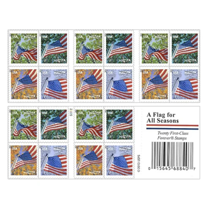 A Flag for All Seasons Forever Stamps 2013