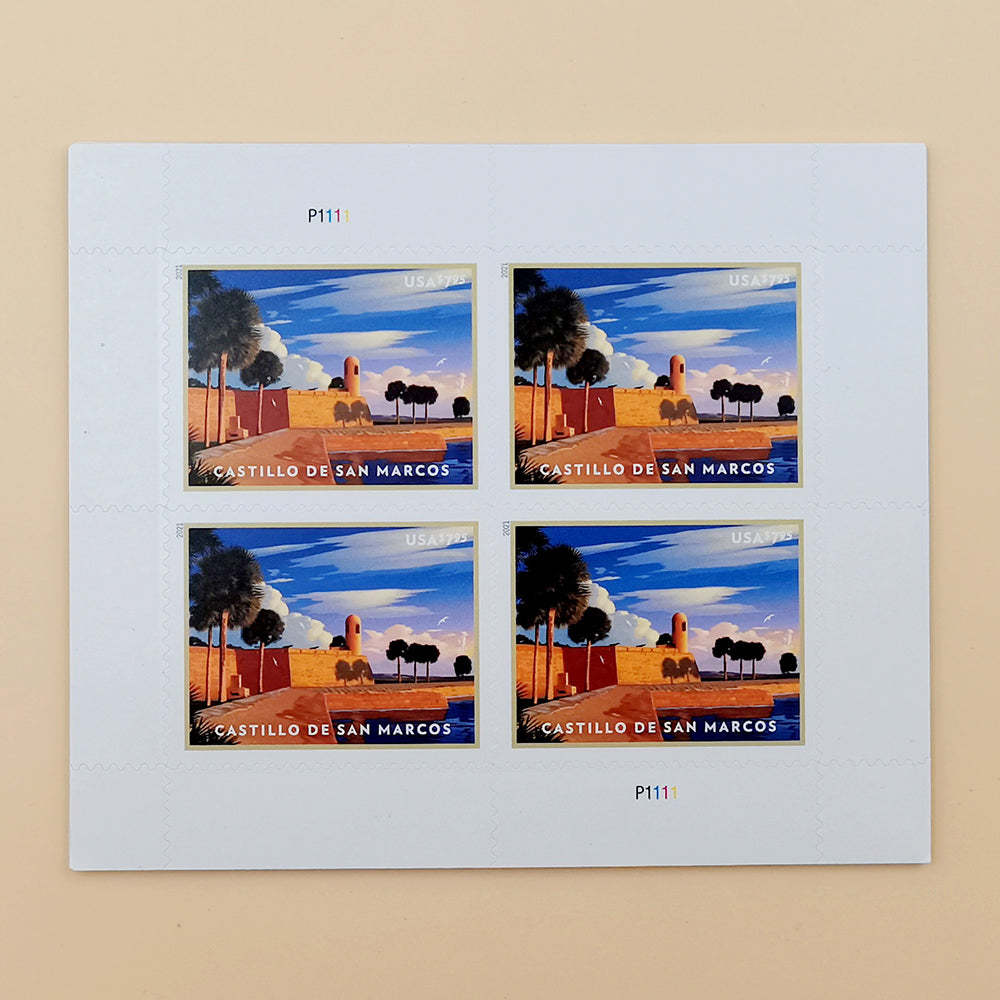 2021 US Castillo De San Marcos Stamps