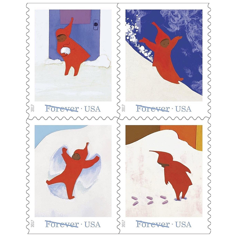 The Snowy Day Stamps 2017
