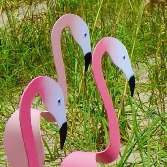 🦩Swirl Bird 🦩A whimsical and dynamic bird that spins with the slight garden breeze