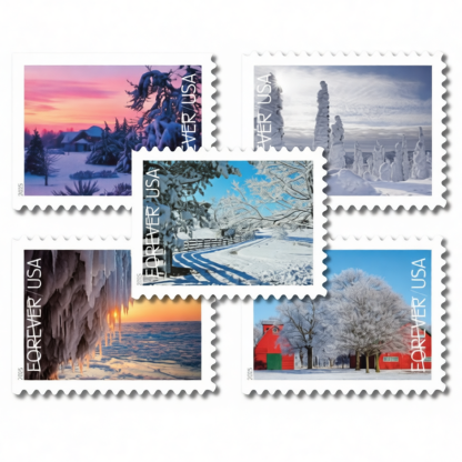 2025 Winter Landscapes Stamps