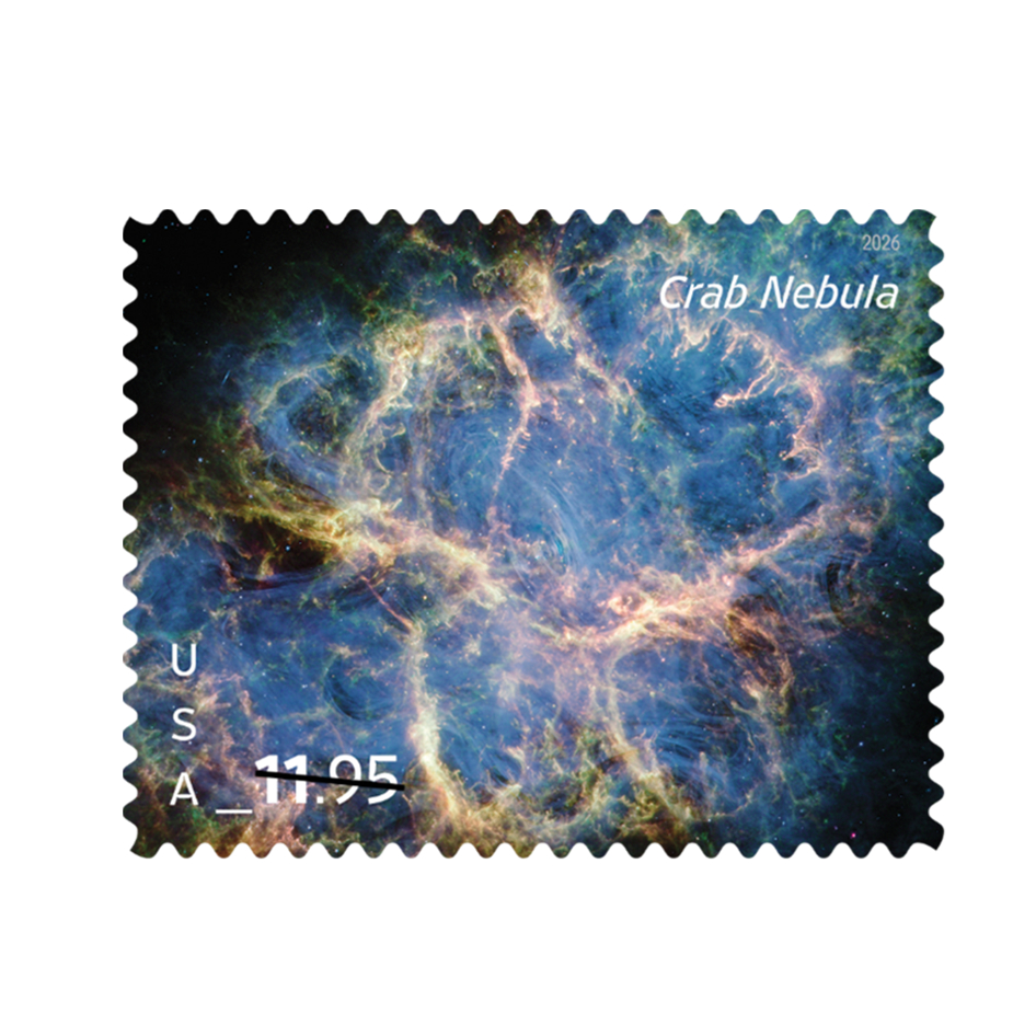 2026 Crab Nebula  Priority Mail Express Stamp