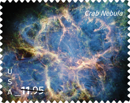2026 Crab Nebula  Priority Mail Express Stamp