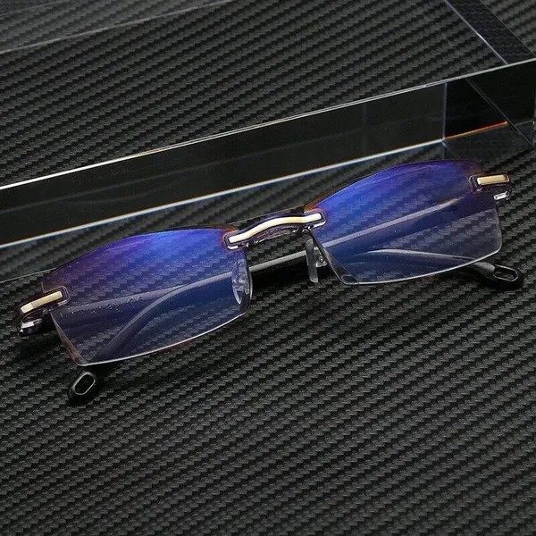 🔥LAST DAY 75% OFF🔥Ussyltd Sapphire High Hardness Anti-blue Progressive Far And Near Dual-Use Glasses