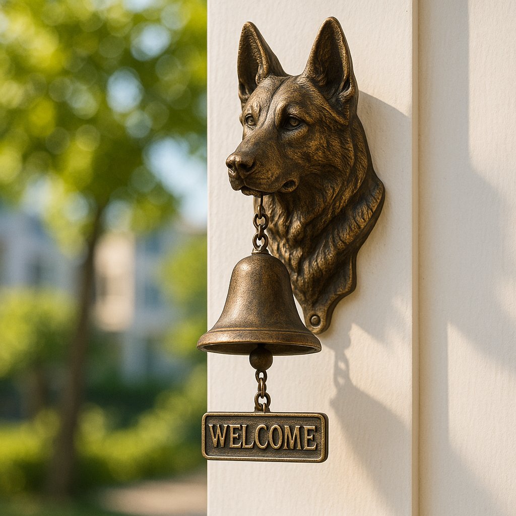 🔥Last day 49% OFF💥Welcome bell for German Shepherd (with mounting screws)