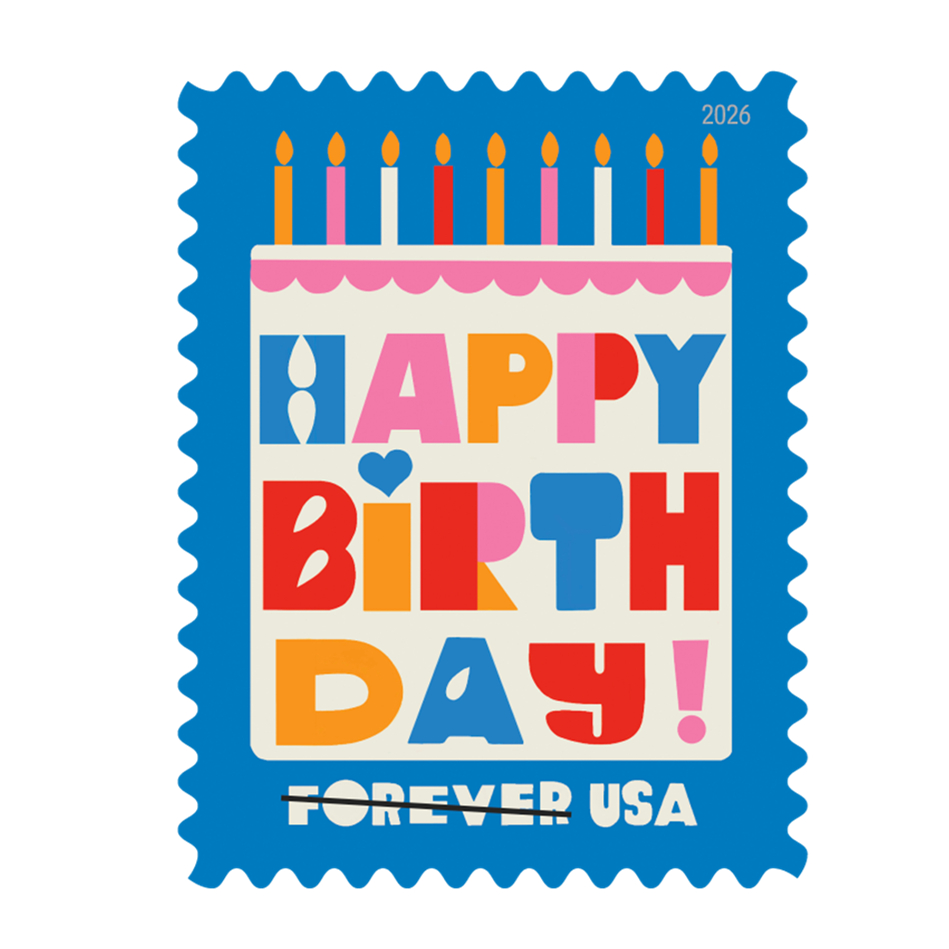 2026 Happy Birthday Stamps