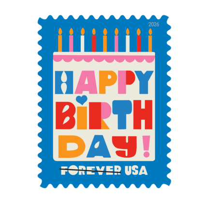 2026 Happy Birthday Stamps