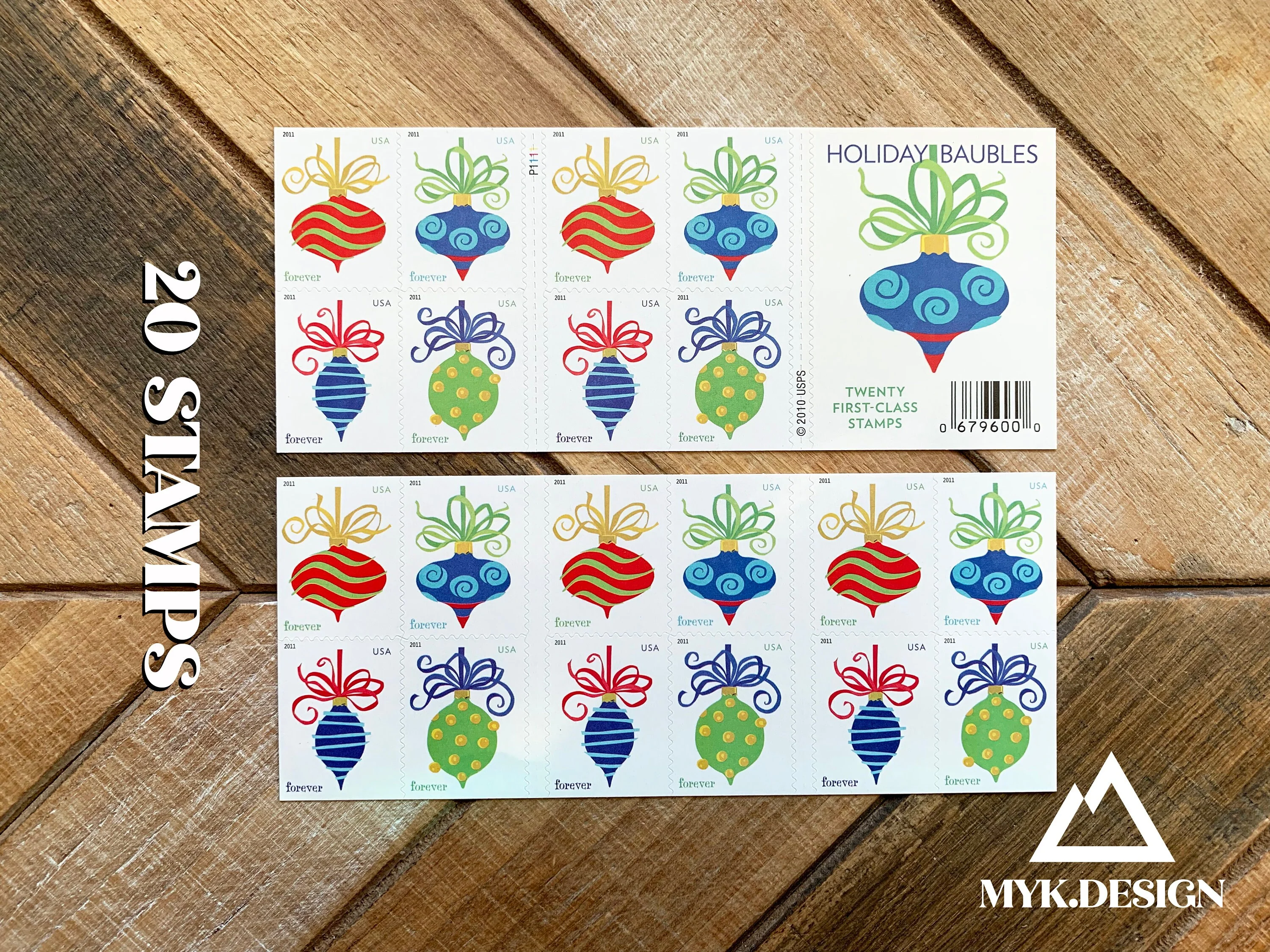 2011 Holiday Baubles Stamps