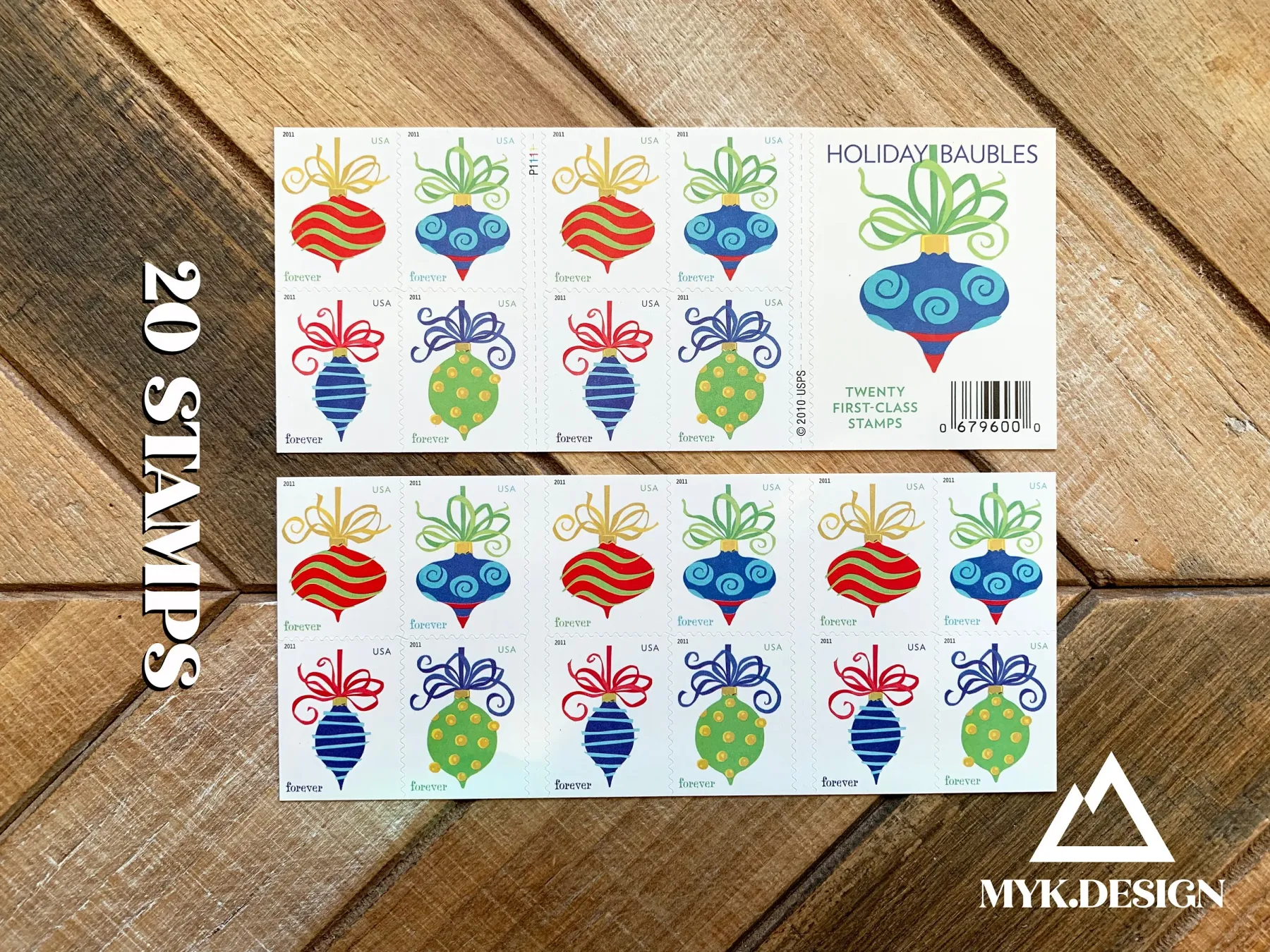 2011 Holiday Baubles Stamps