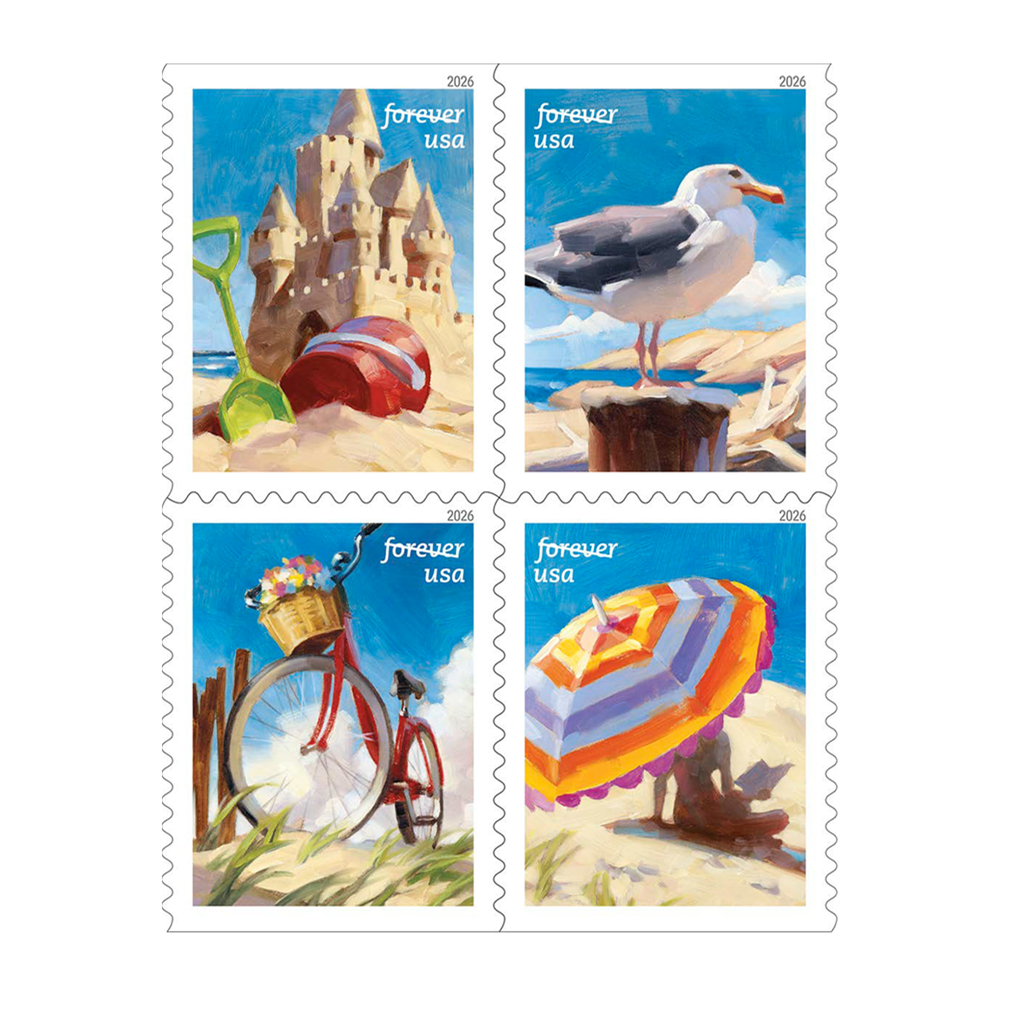 2026 A Day at the Beach Stamps