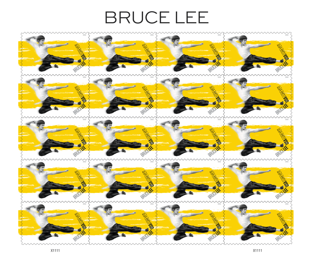 2026 Bruce Lee Forever Stamps