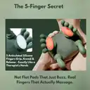 Smart Real Touch Heat Neck & shoulder Massager-Advanced Thermal Therapy at Home