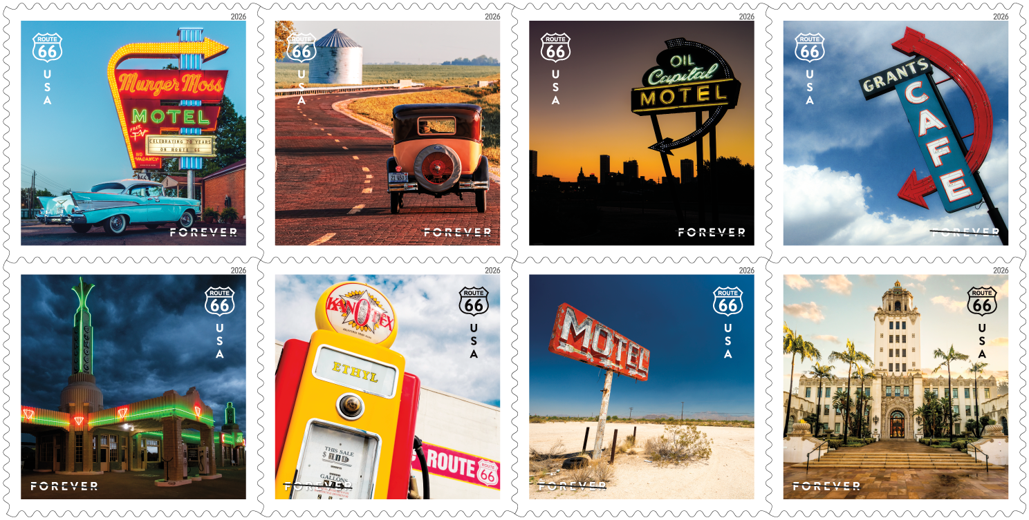 2026 Route 66 Forever Stamps
