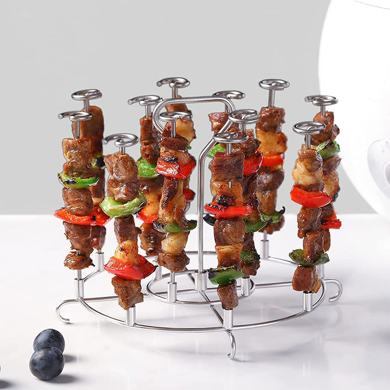Stainless steel spit rack for 7.5 liter and 6.4 liter hot air fryers