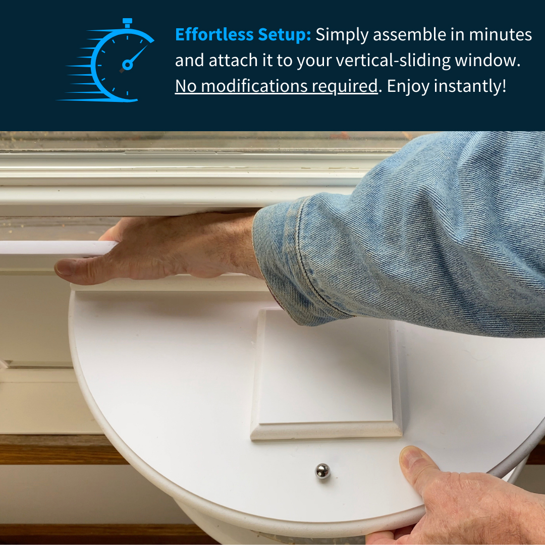 Herethan Window Bird Feeder-Watch Birds from Home