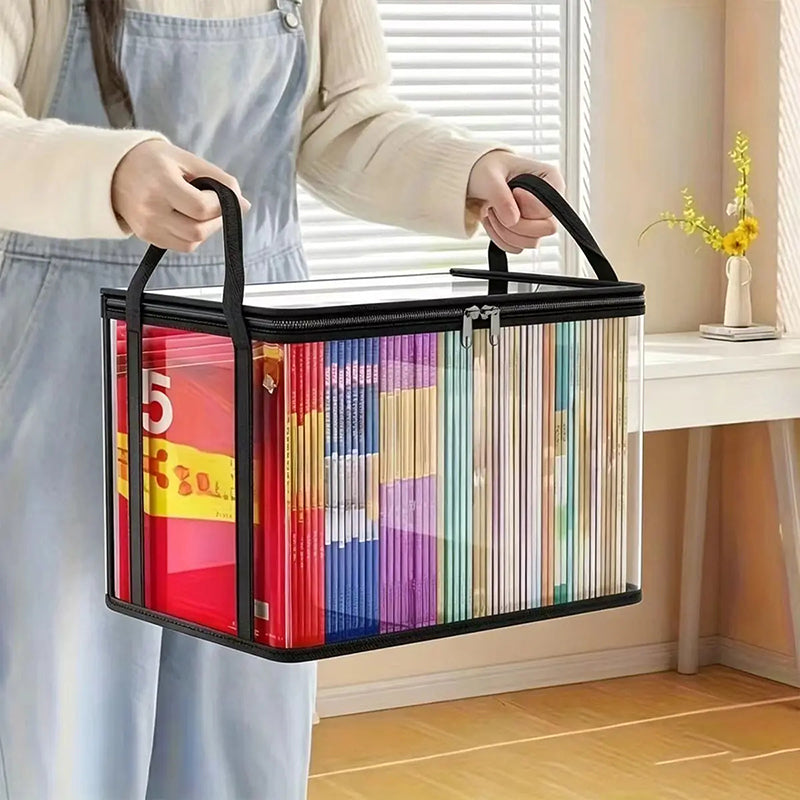 🔥Last Day 49% OFF📦Portable Large Heavy-Duty Thick Plastic Clear Storage Box with Hinged Lid | Home, Travel & Camping