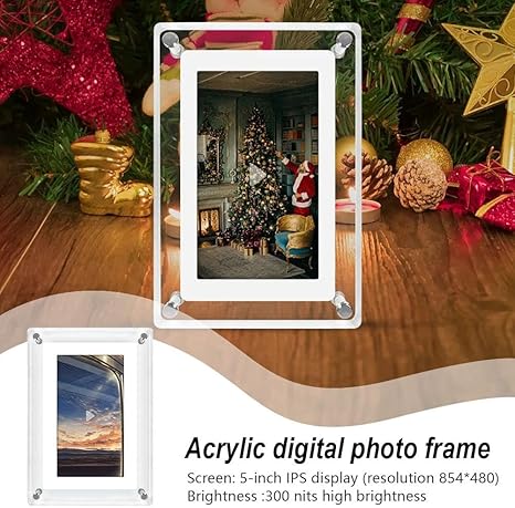 🌲Christmas Sale 50% OFF & Free Shipping - 🎁Acrylic digital photo frame