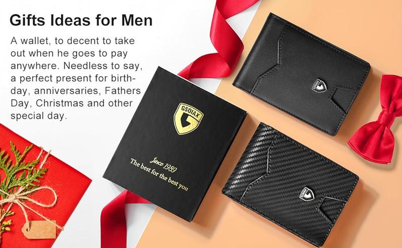 Product Introduction of GSOIAX Men's Slim Wallet with RFID Blocking 11