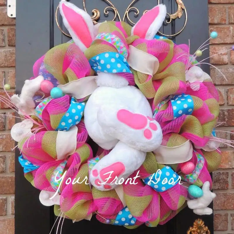 Bunny Tails Easter Wreath