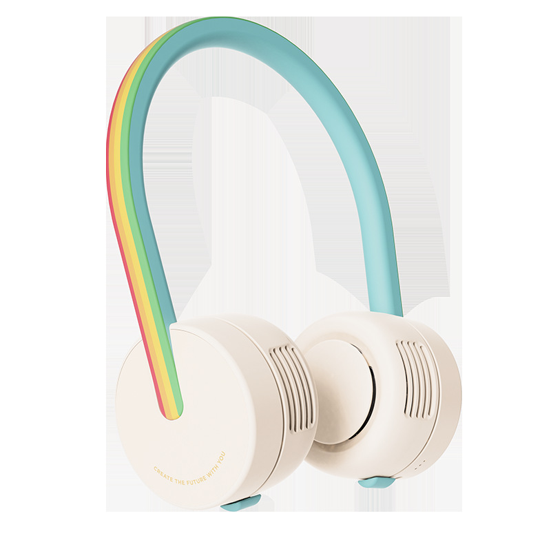 Zoyzoii Portable Neck Fan for Kids 3 Speed 360° Airflow - USB Rechargeable Mini Personal Neck Fans