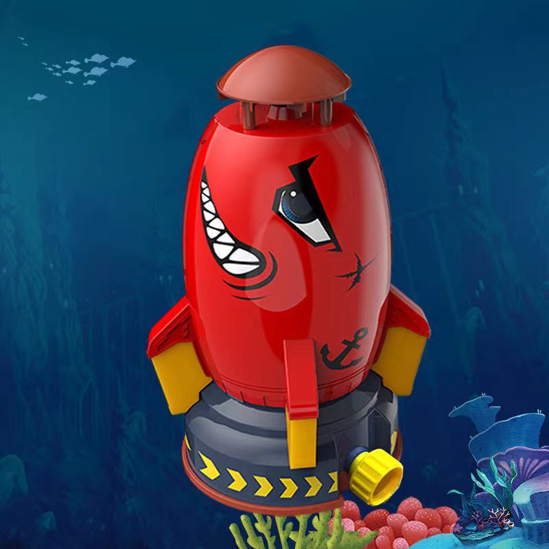 Rocket suspended sprinkler
