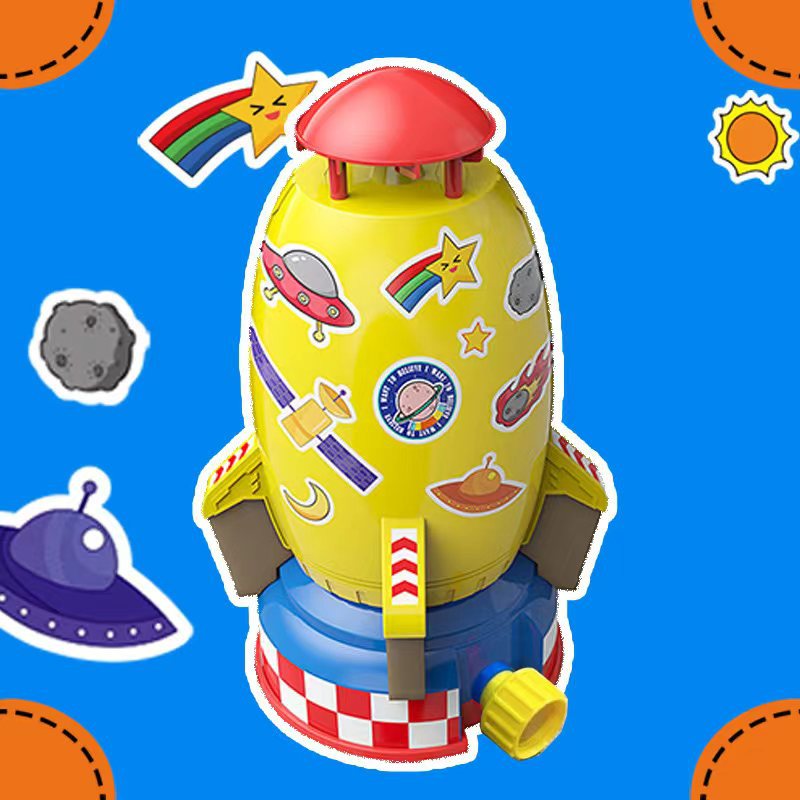 Rocket suspended sprinkler
