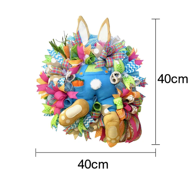 Bunny Tails Easter Wreath