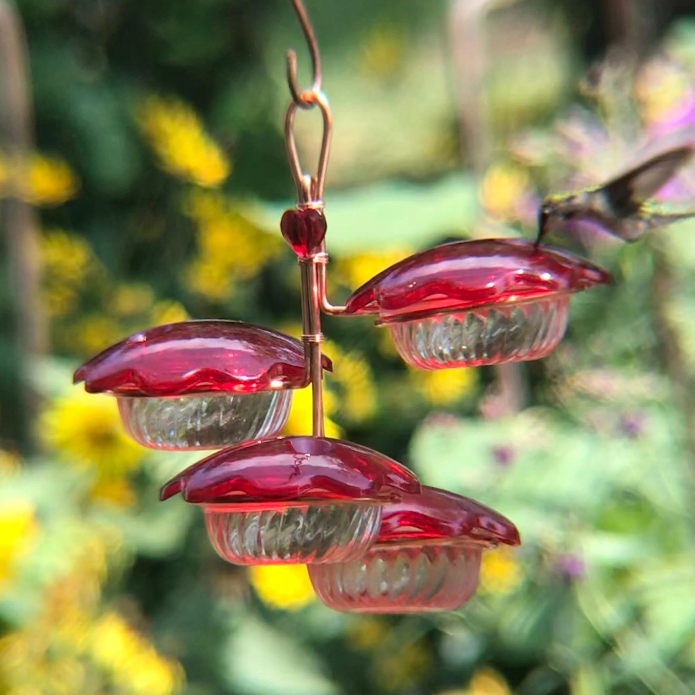 Hummingbird Petal Feeder