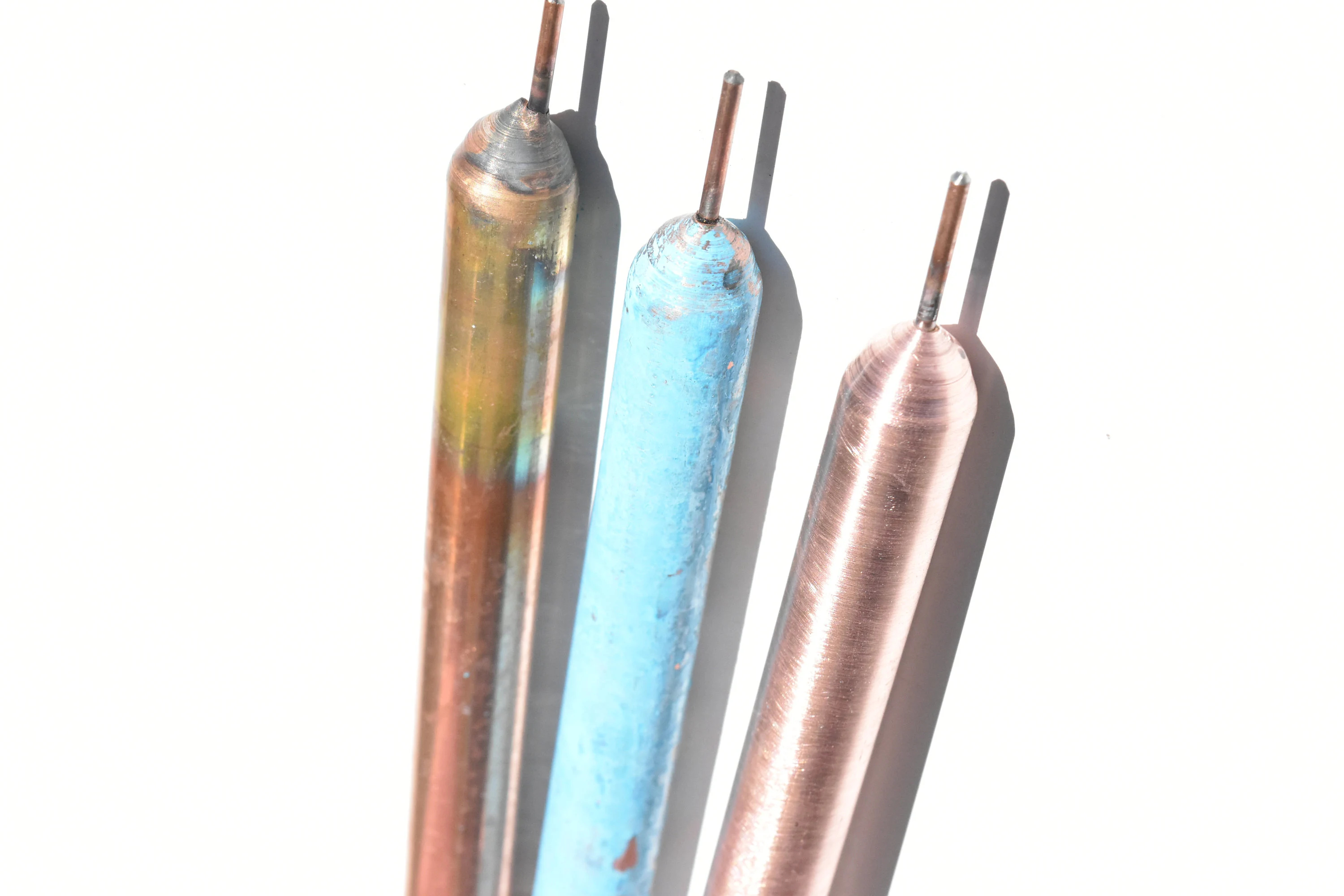 Copper Cattail Wind Chimes