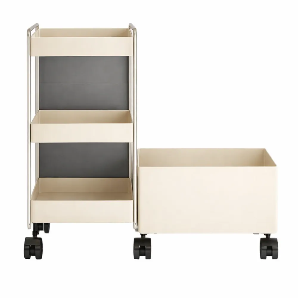 Scaffale per Libri Sotto Scrivania, Libreria Mobile da Pavimento