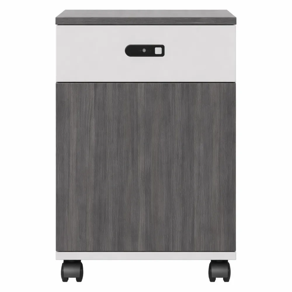 Armadio in legno con cassetti per ufficio con serratura