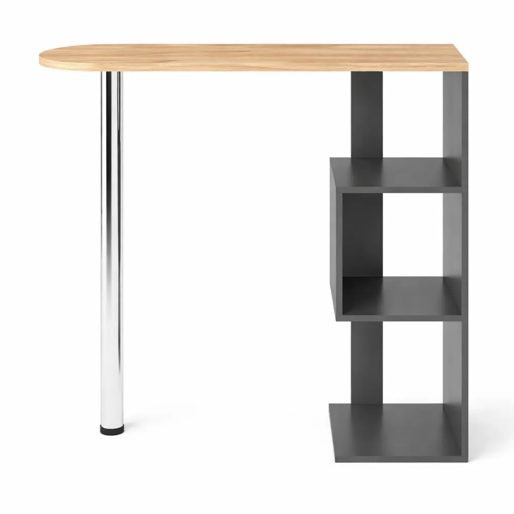 Tavolo Alto da Bar in Rovere Dorato, 113 x 39.8 cm