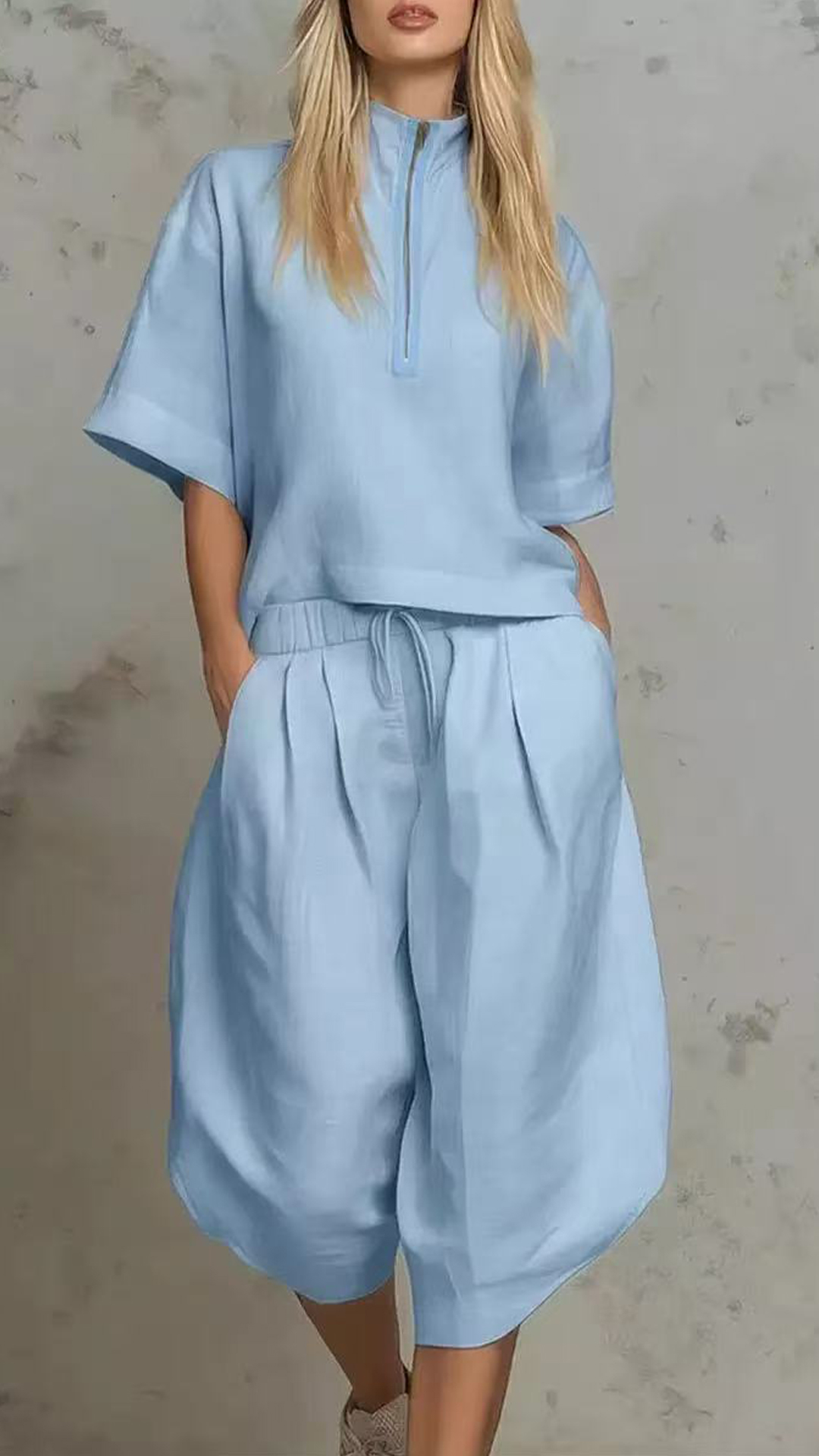Summer 2026 Outdoor Hiking Outfit: Cotton-Linen Set in "Old Money" Style