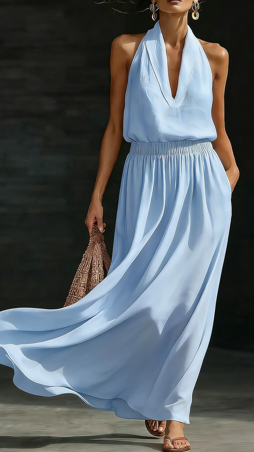 [Copy]Plus Size Friendly Casual And Cozy Minimalist Linen Two-piece Set